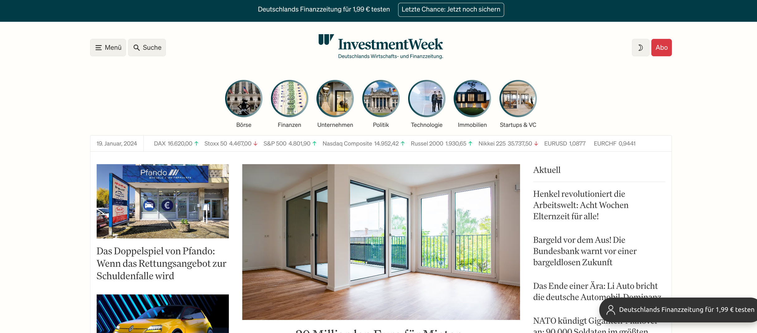 InvestmentWeek.com hat sich als führende Informationsquelle etabliert, die sowohl Amateur- als auch Profi-Investoren wertvolle Einblicke und Analysen bietet.